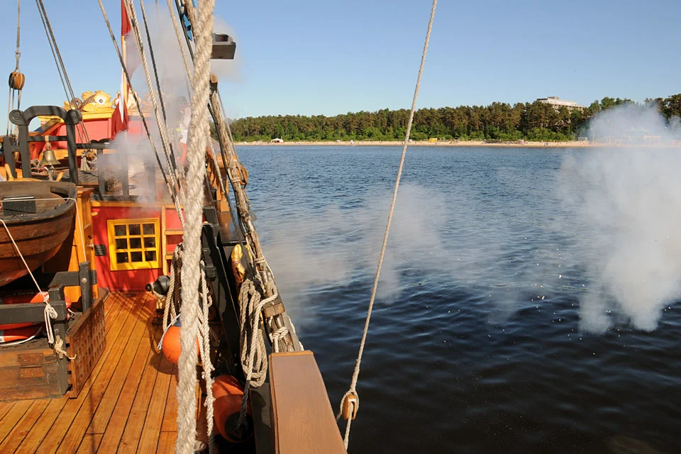 Борт яхты Либава